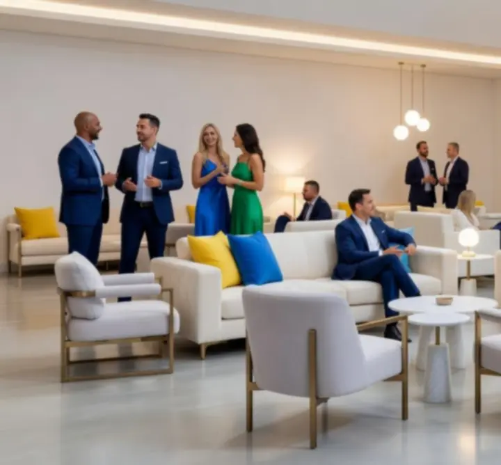 Designově atraktivní eventový prostor s moderním nasvícením